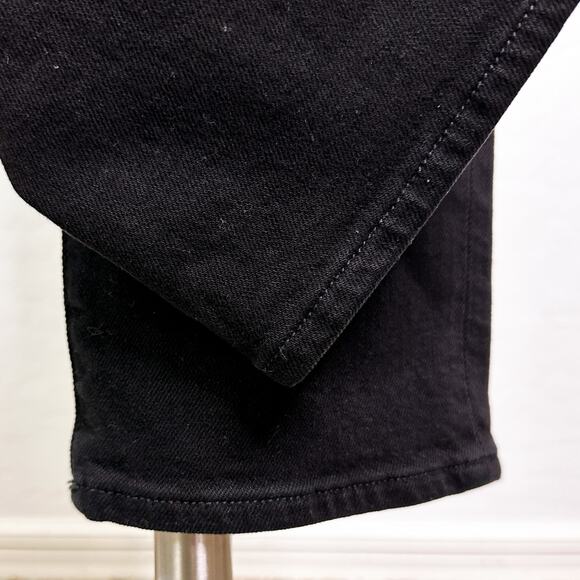 Joe's The Runway Luna High Rise Cigarette 32" Boulevard Denim Jeans Black 27 NEW - Picture 5 of 12